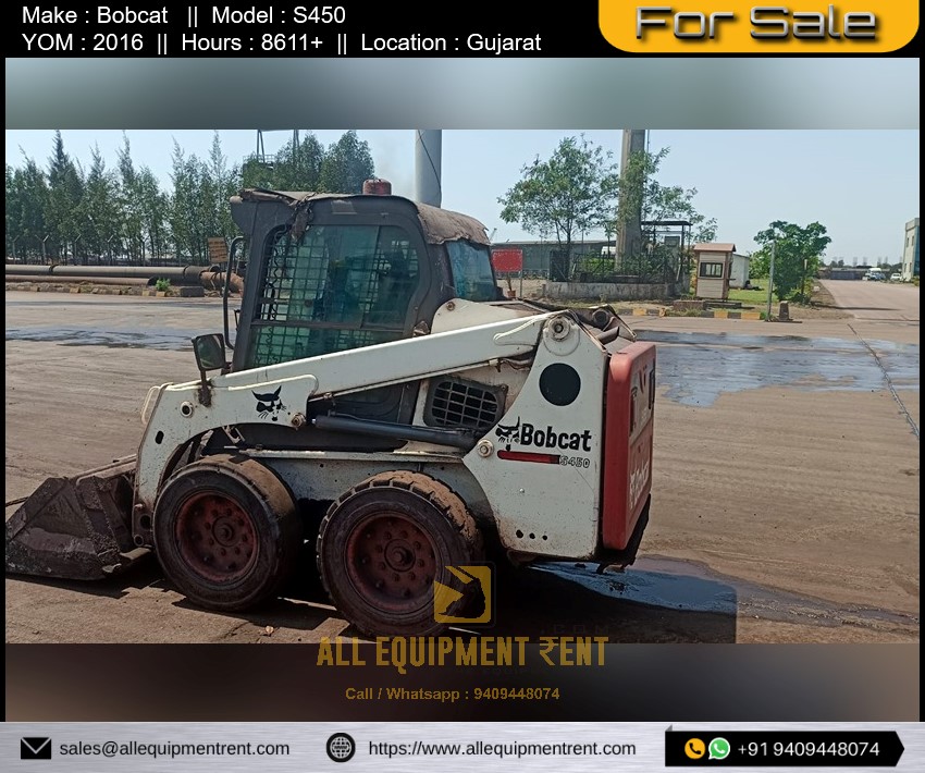 Used Skid Steer Loader Bobcat S450 2016 Available for Sale in Gujarat